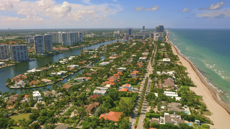 View of Golden beach